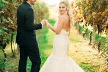 candid wedding portrait